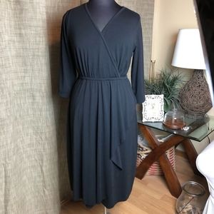 Wrap Dress|NWT|Size 14/16|Black